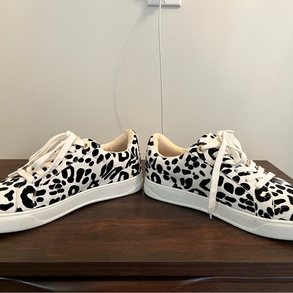 Black and white leopard runners - Picture 4 of 7